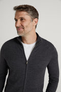 Merino Zip Through Knit