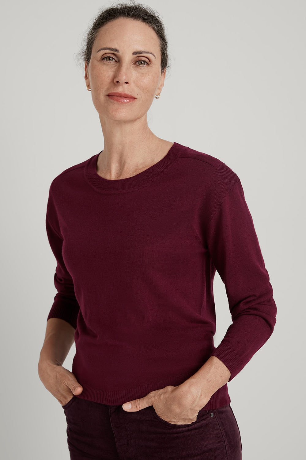 Merino Shoulder Detail Pullover