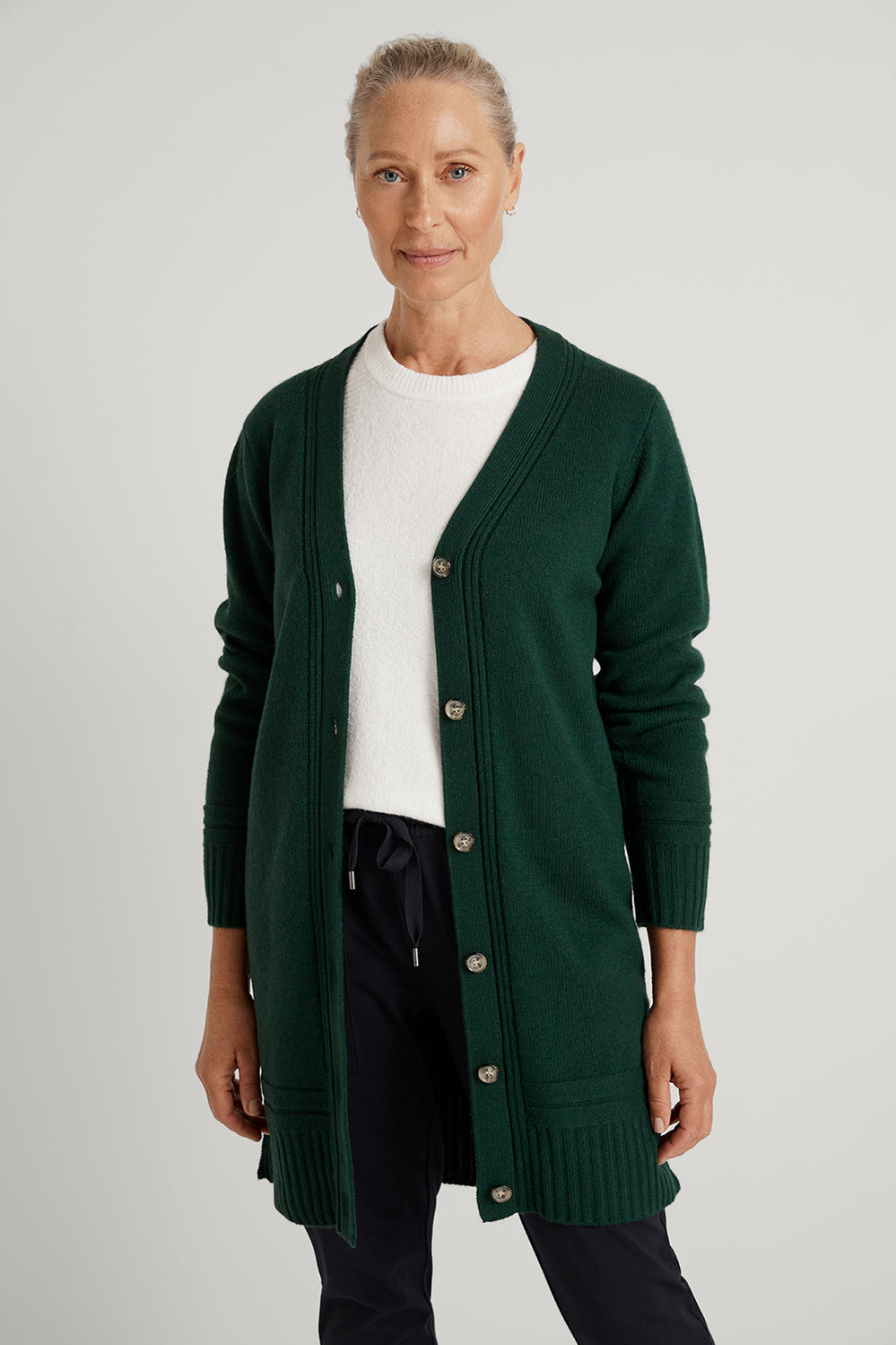 Wool Longline Cardigan