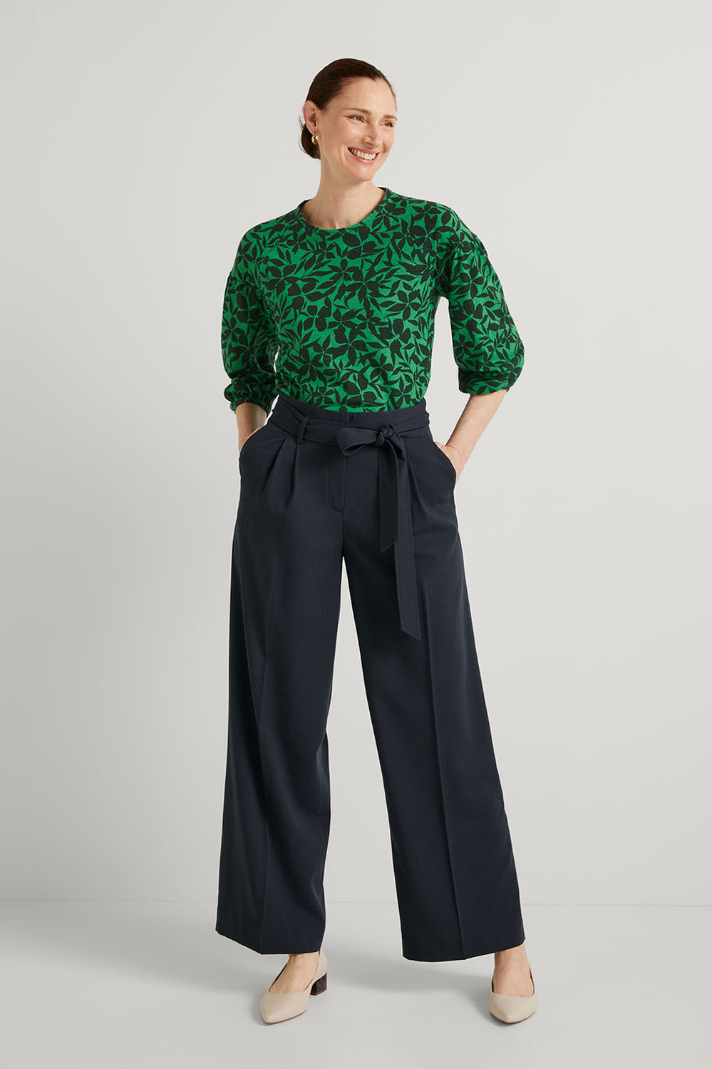 Forest Floral Dropped Shoulder T-Shirt