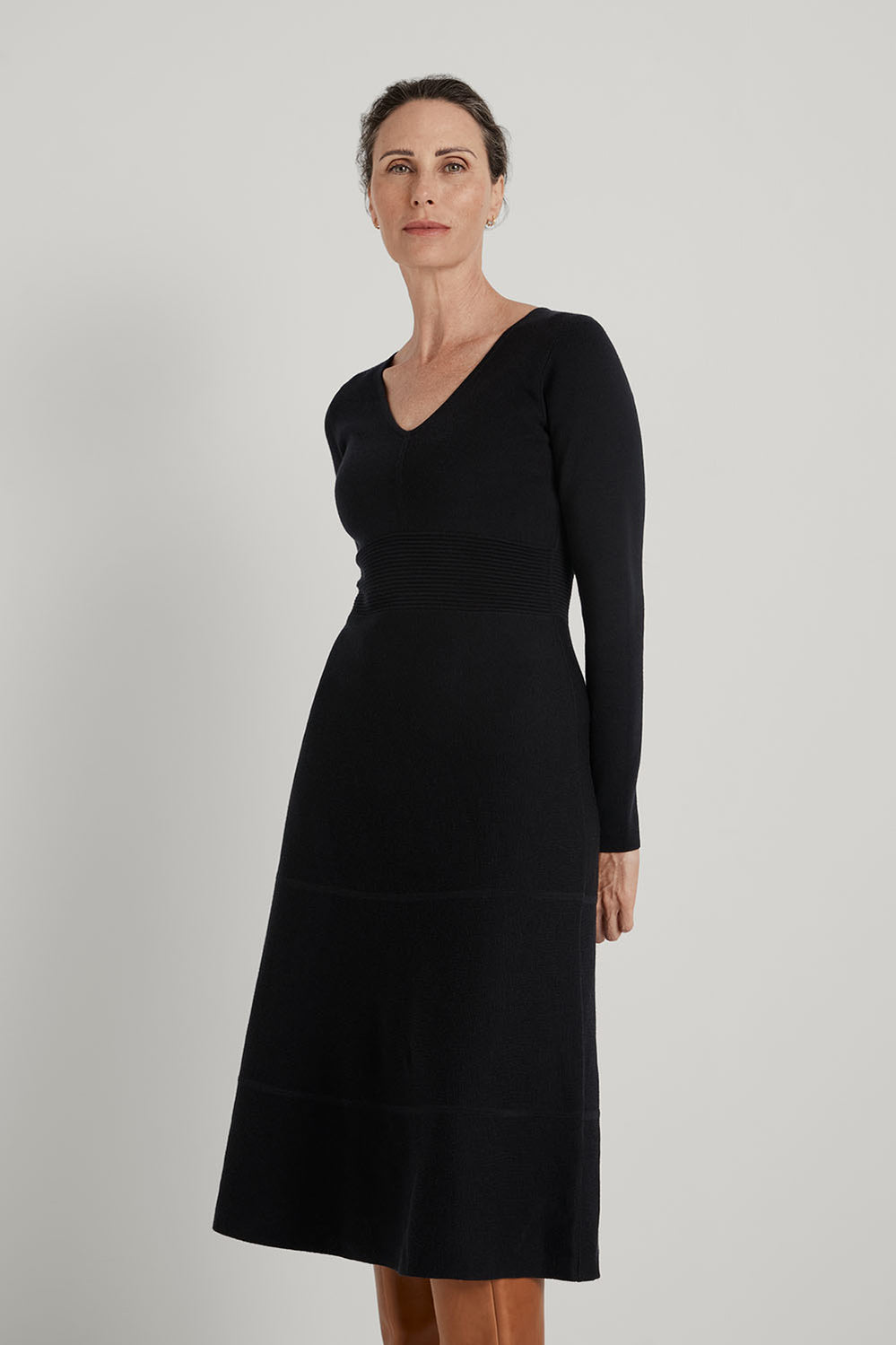 Merino Milano Long Sleeve Dress