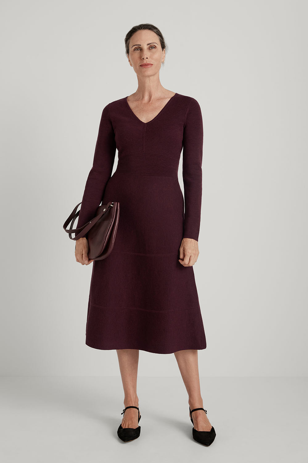 Merino Milano Long Sleeve Dress