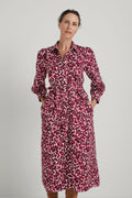 Double Ocelot Structured Shirt Dress