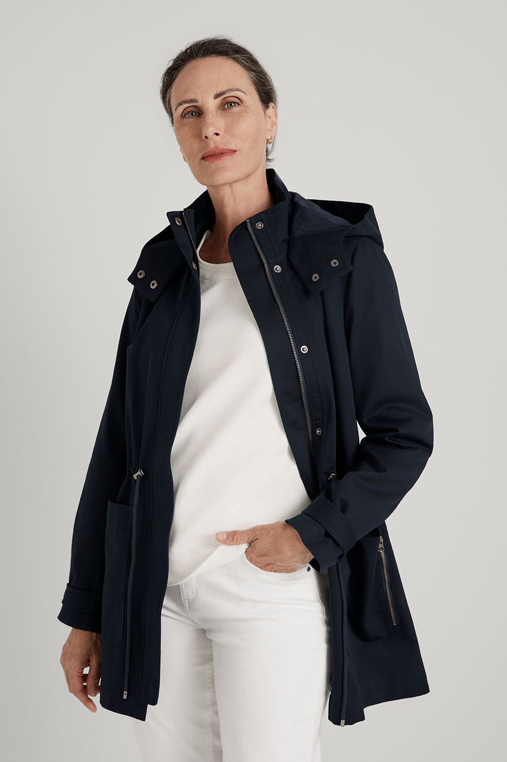 Cotton Hooded Anorak