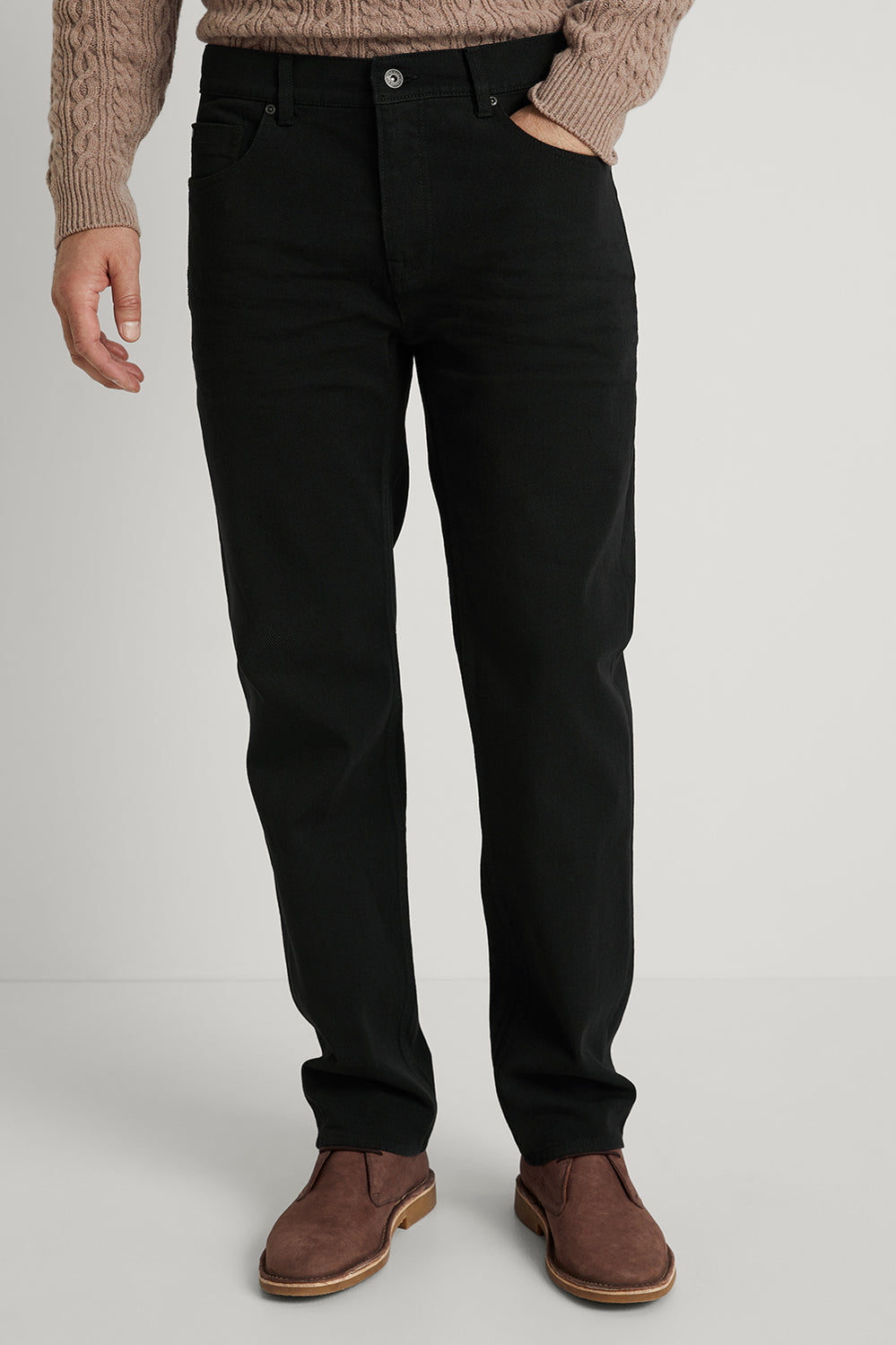 Regular Black Wash Jean