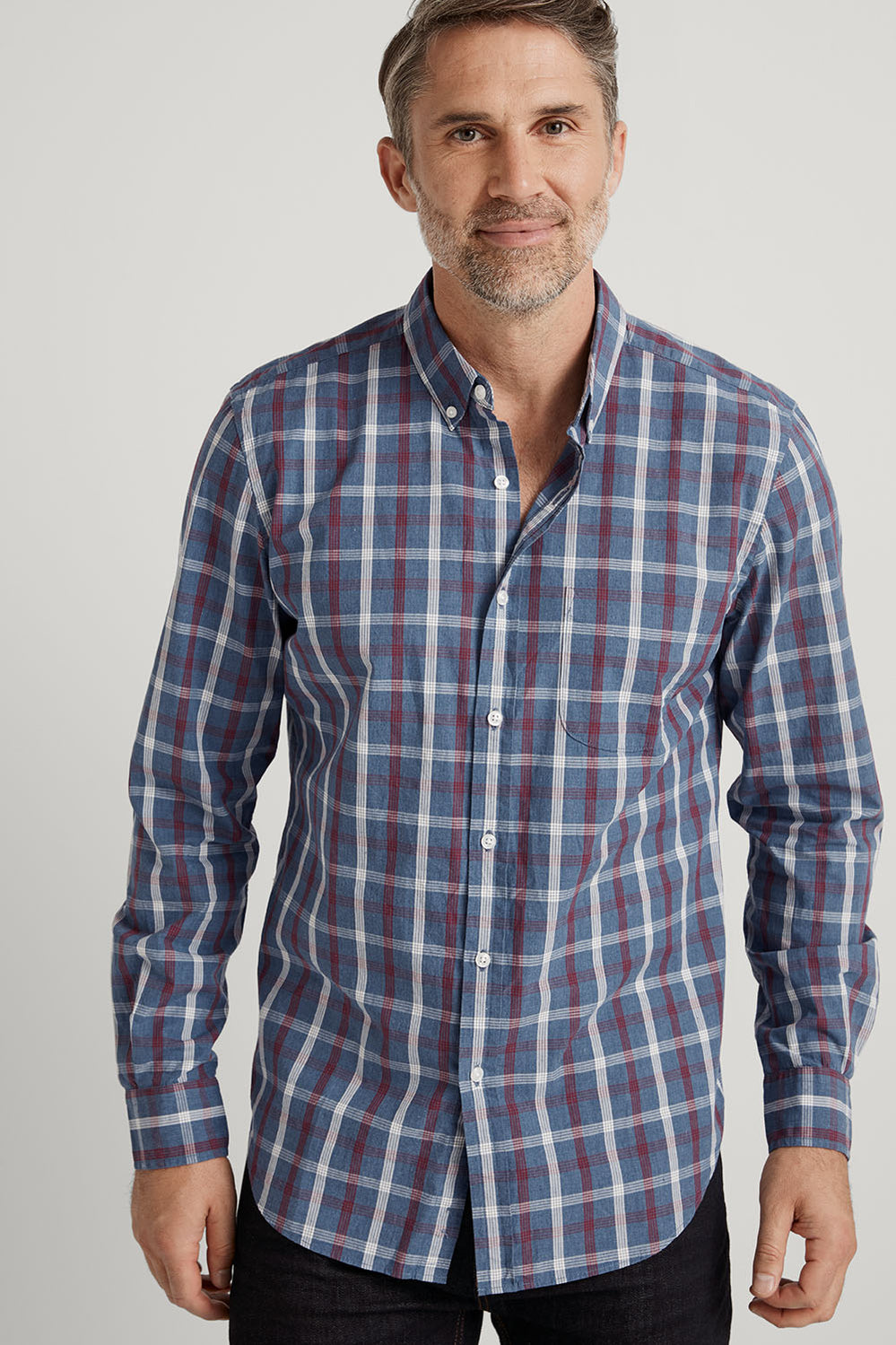 Regular Cotton Marle Check Shirt