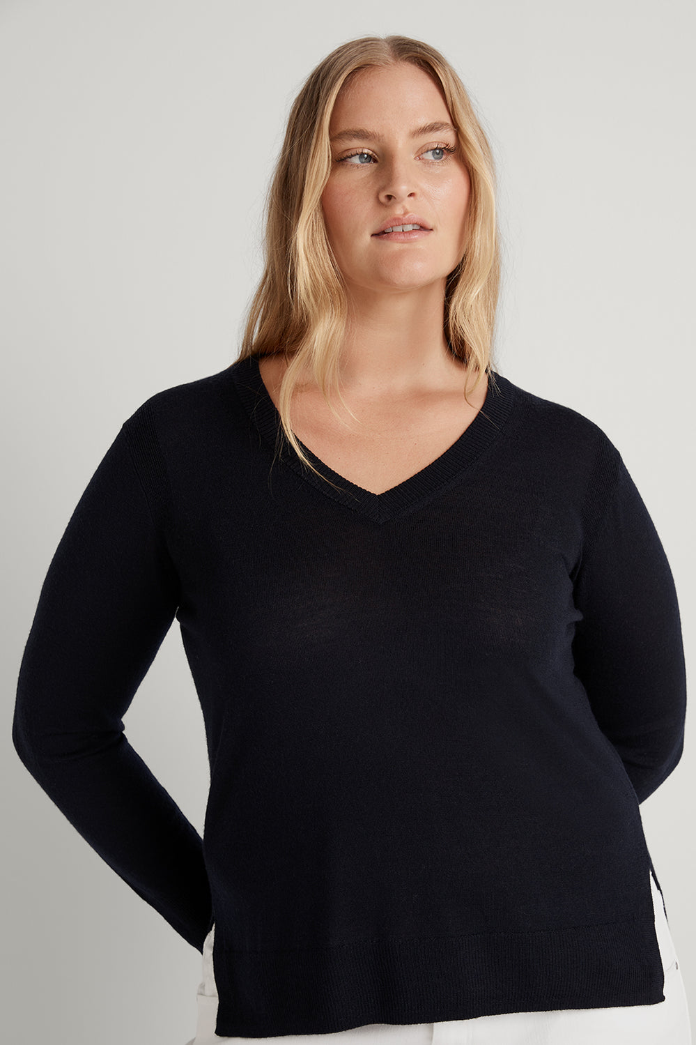 Merino V Neck
