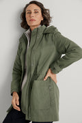 Cotton Ottoman Hooded Anorak
