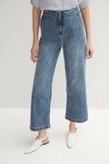 Denim Wide Leg Pant