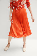 Mini Tile Print Pleat Skirt