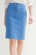 Garment Dyed Denim Skirt