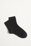 Metallic Rib 3/4 Crew Sock