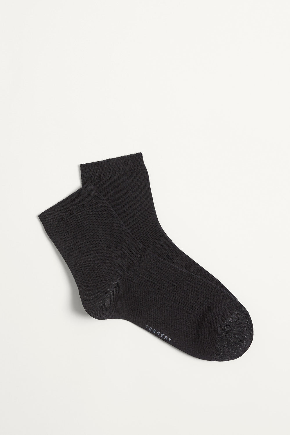 Metallic Rib 3/4 Crew Sock