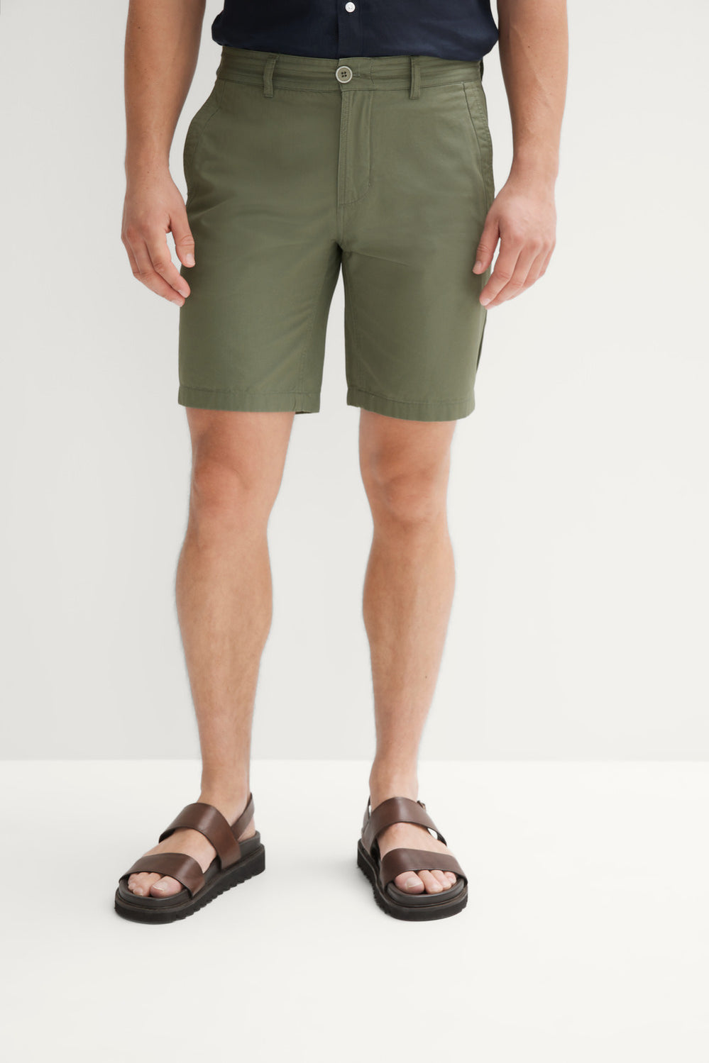 Textured Cotton Utility Short
