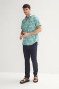 Regular Fit Diffused Fern Shirt