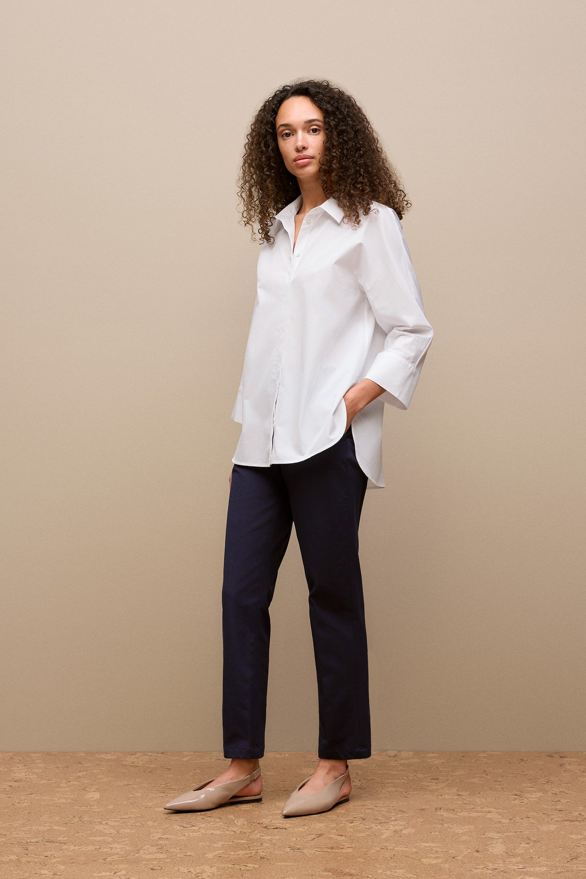 Cotton Blend Bi-Stretch Pant