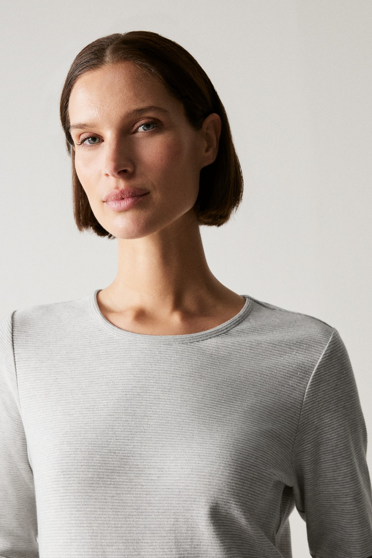 Cotton Marle Ottoman Long Sleeved T-Shirt