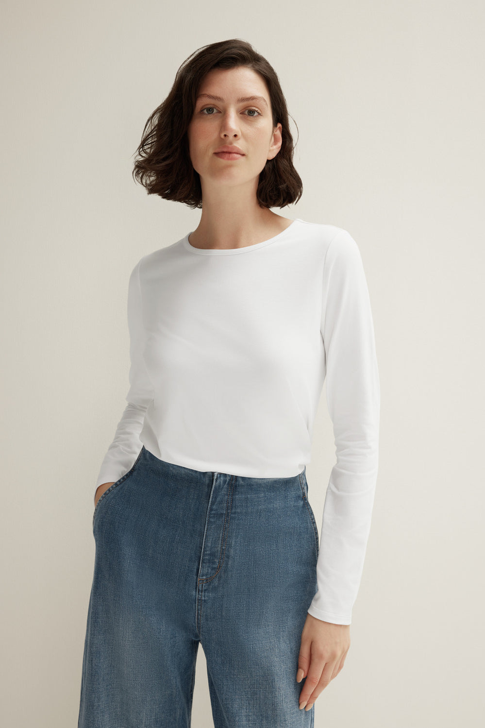 Cotton Long Sleeve T-Shirt