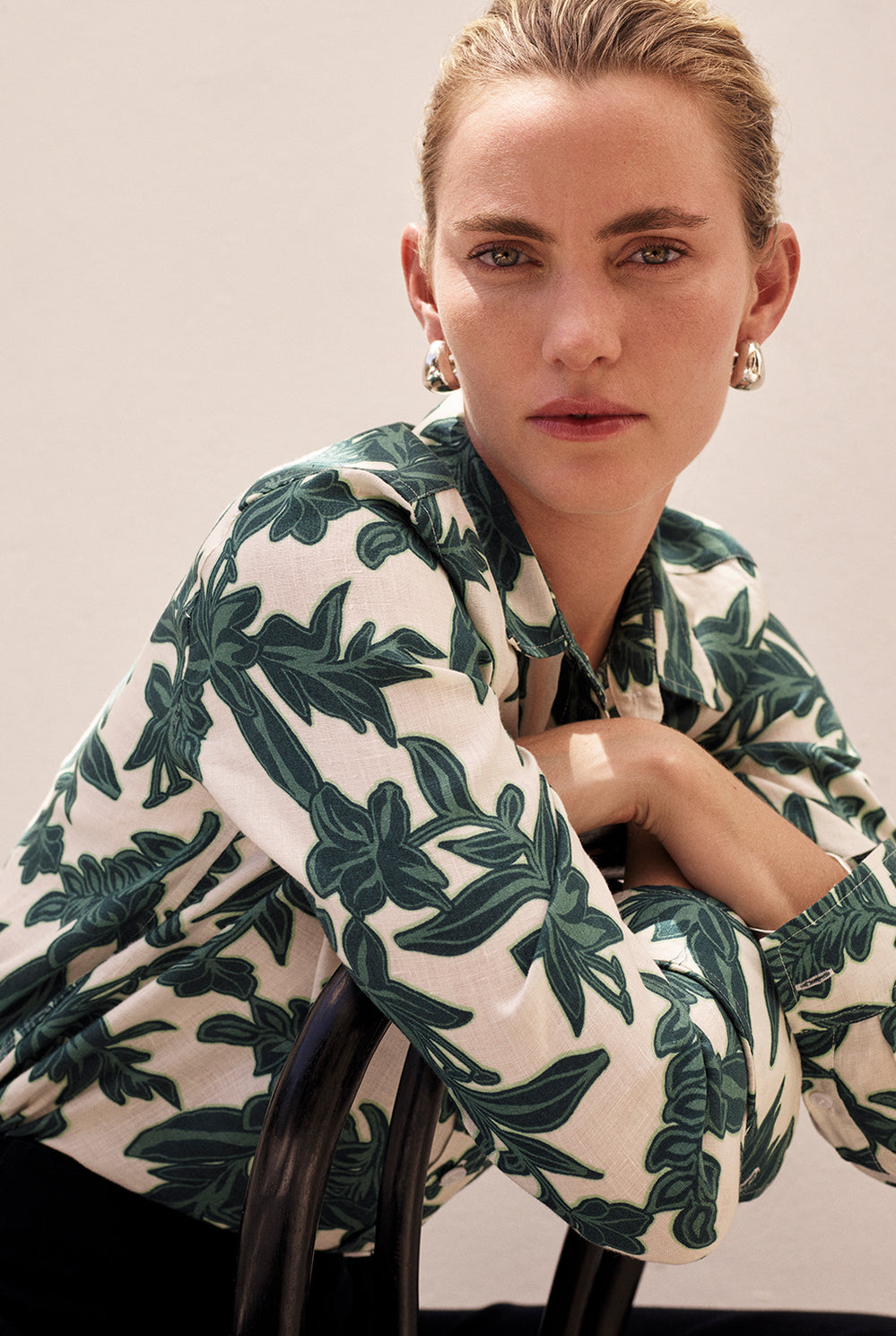 Linen Amaryllis Shirt