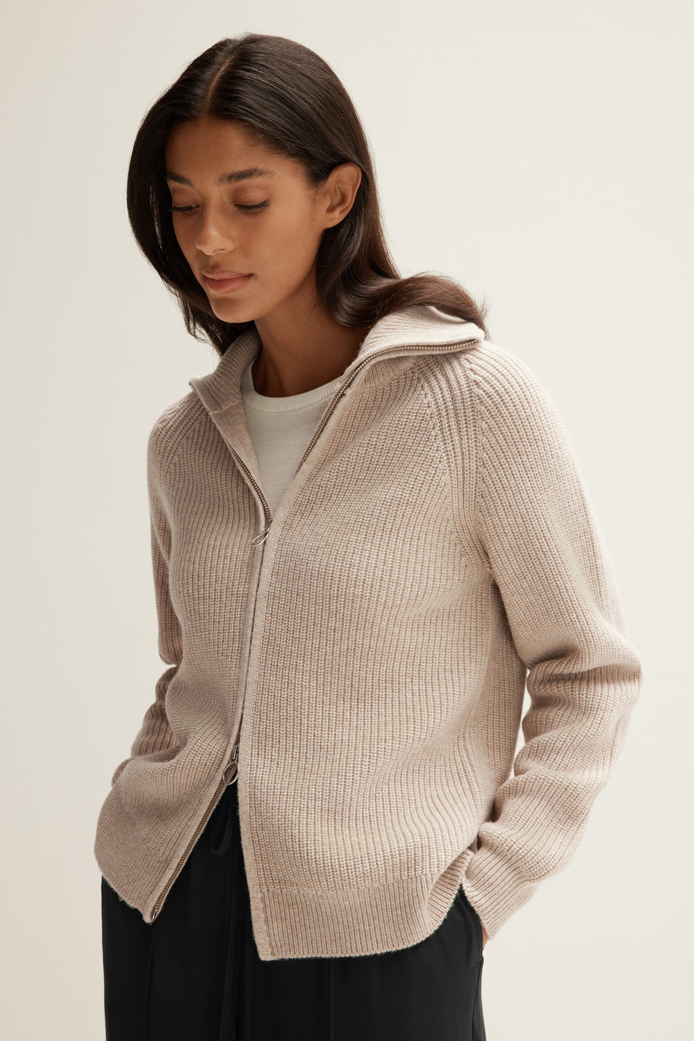 Zip Through Cardigan