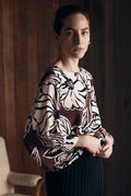 Camellia Boat Neck Top