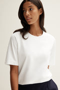 Cotton Neck Detail T-Shirt