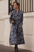 Paisley Print Shirt Dress