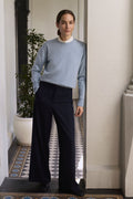 Wide Leg Seam Detail Pant