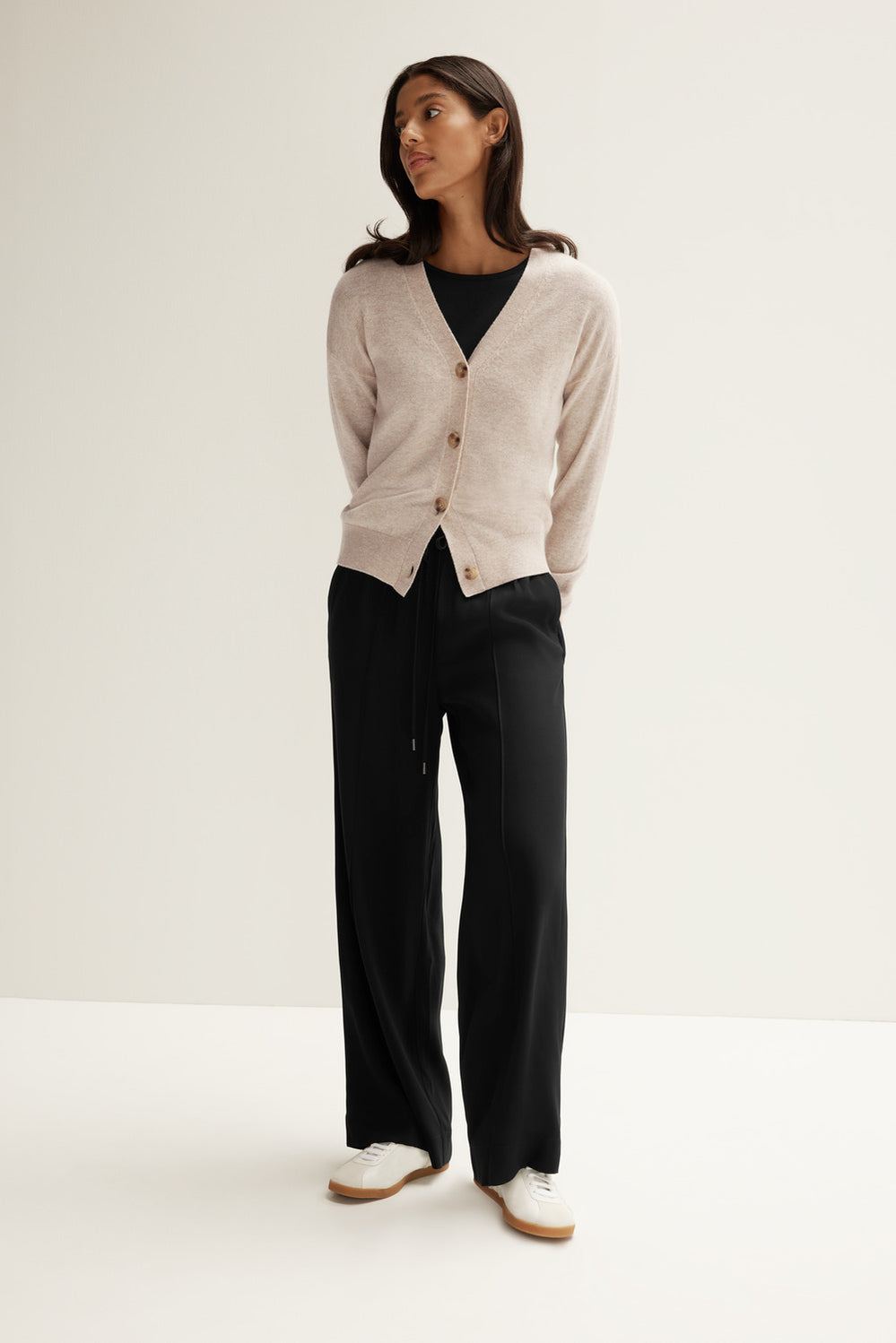 Merino V Neck Cardigan