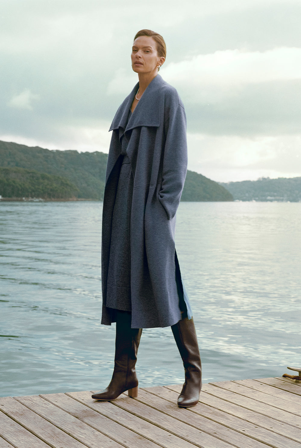 Double Knit Waterfall Cardigan