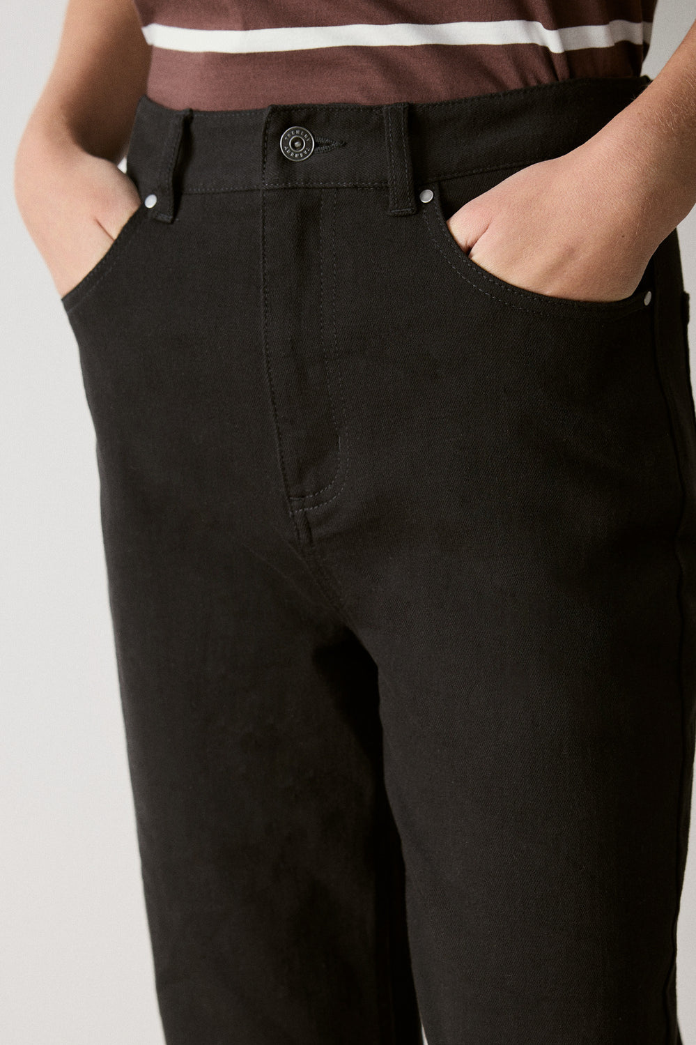 High Rise Straight Leg Jean