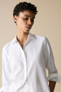 Cotton Modal Longline Shirt