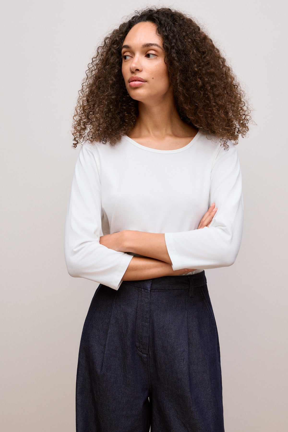 Cotton 3/4 Sleeve T-Shirt