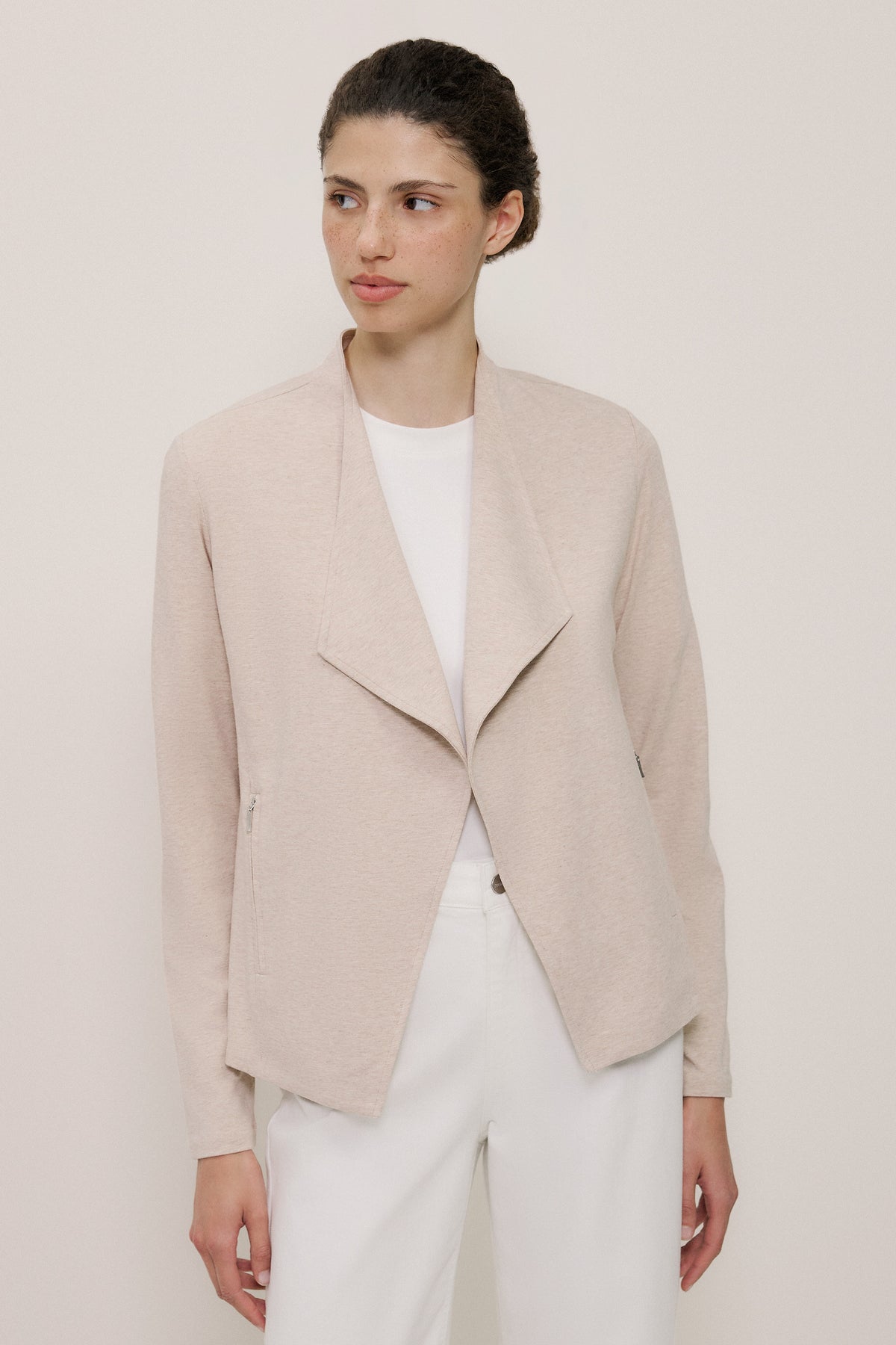 Bamboo Viscose Marle Jacket