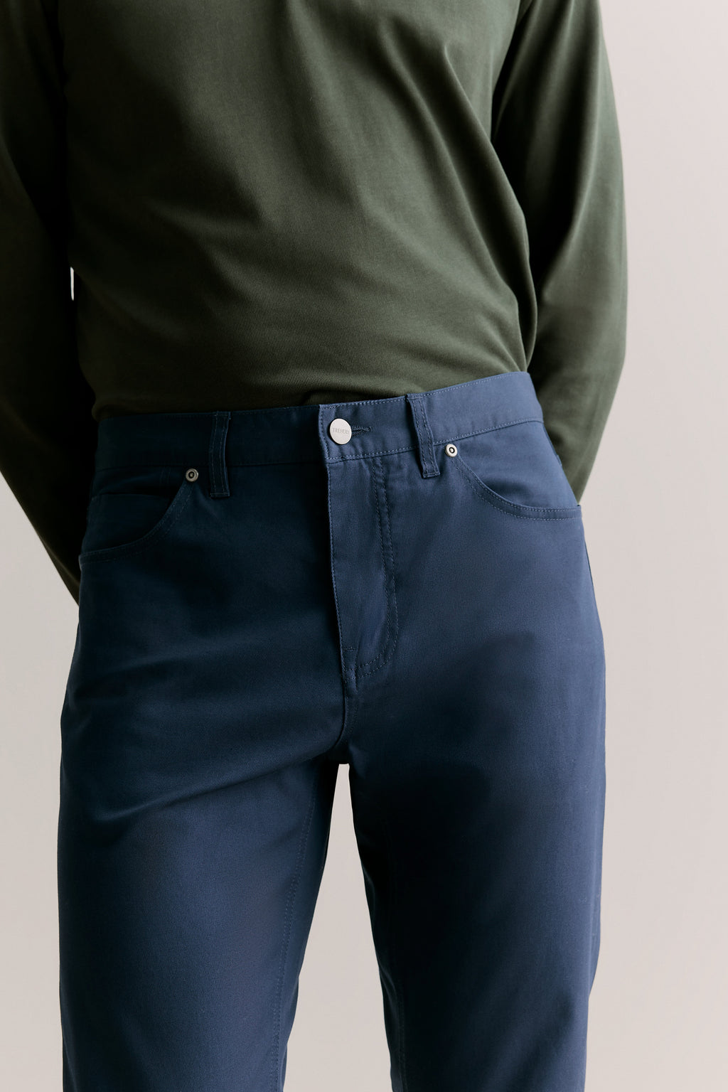 Regular Fit Five Pocket Travel Pant