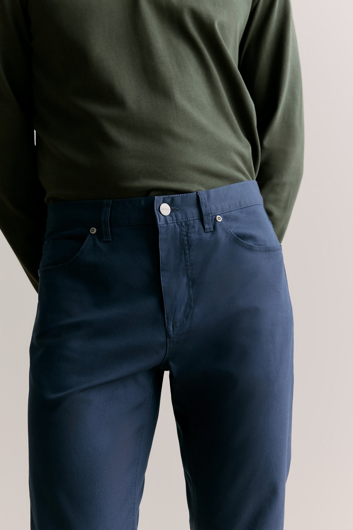 Regular Fit Five Pocket Travel Pant