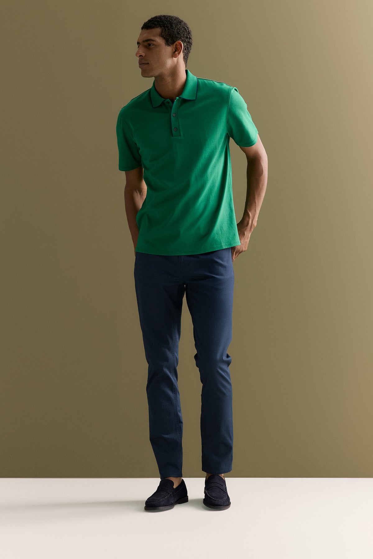 Regular Fit Five Pocket Travel Pant