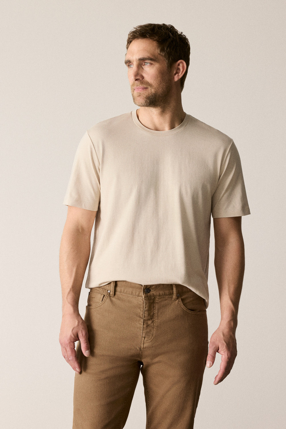 Cotton Silk Jersey T-Shirt