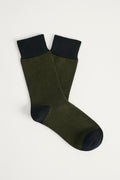 Contrast Stitch Sock