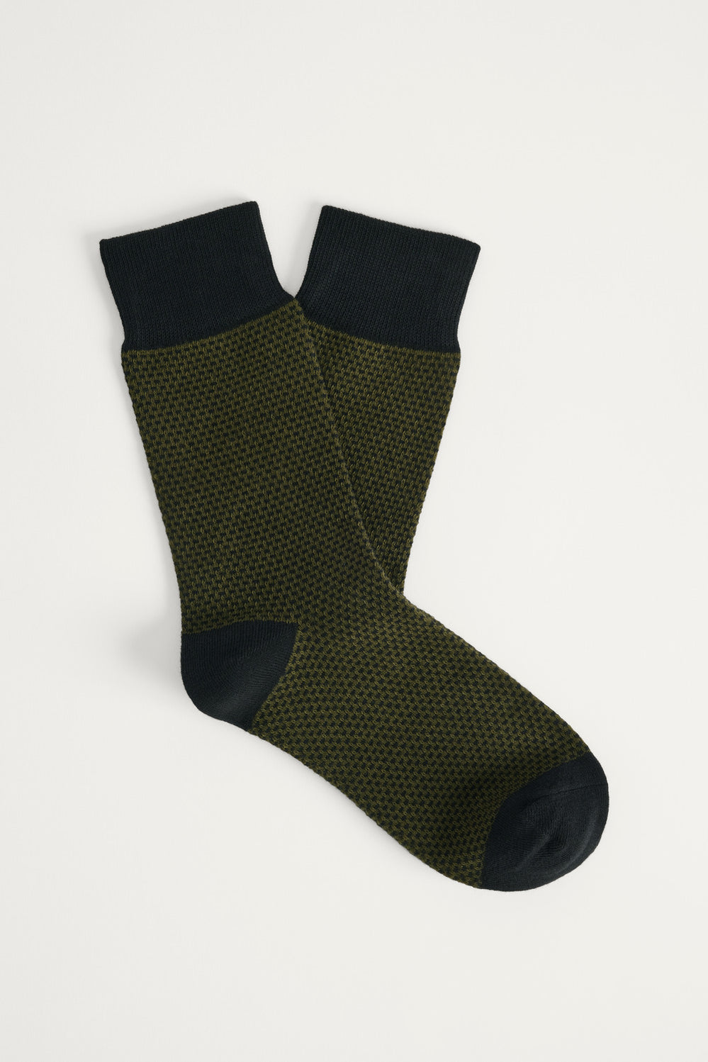 Contrast Stitch Sock
