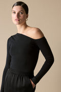 Asymmetric Rib Knit