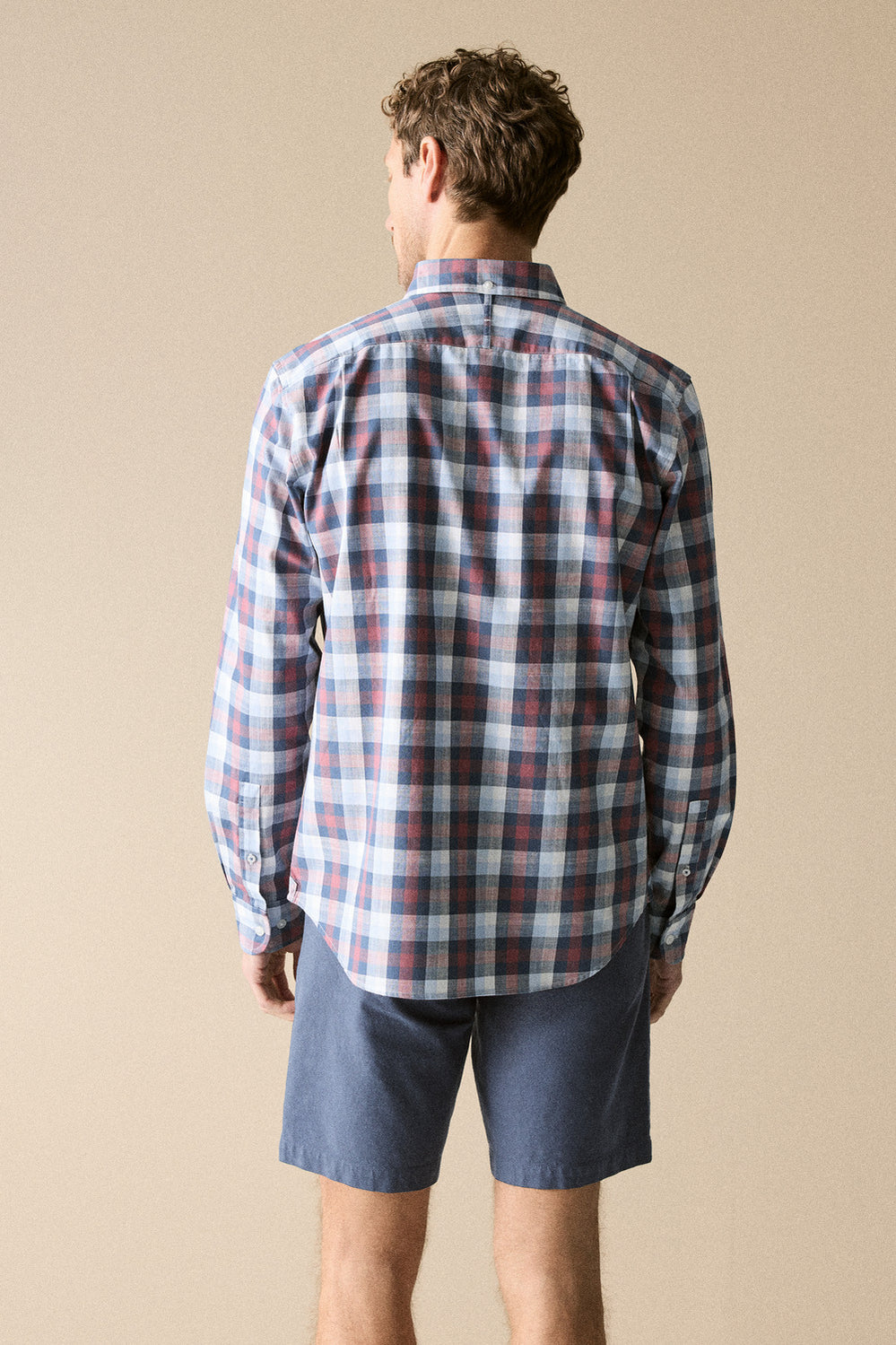 Regular Fit Yarn Dyed Cotton Check Shirt