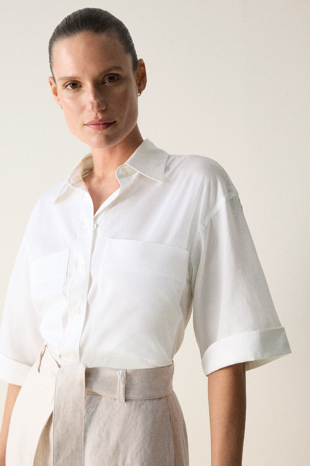 Cotton Short Sleeve Shirt
