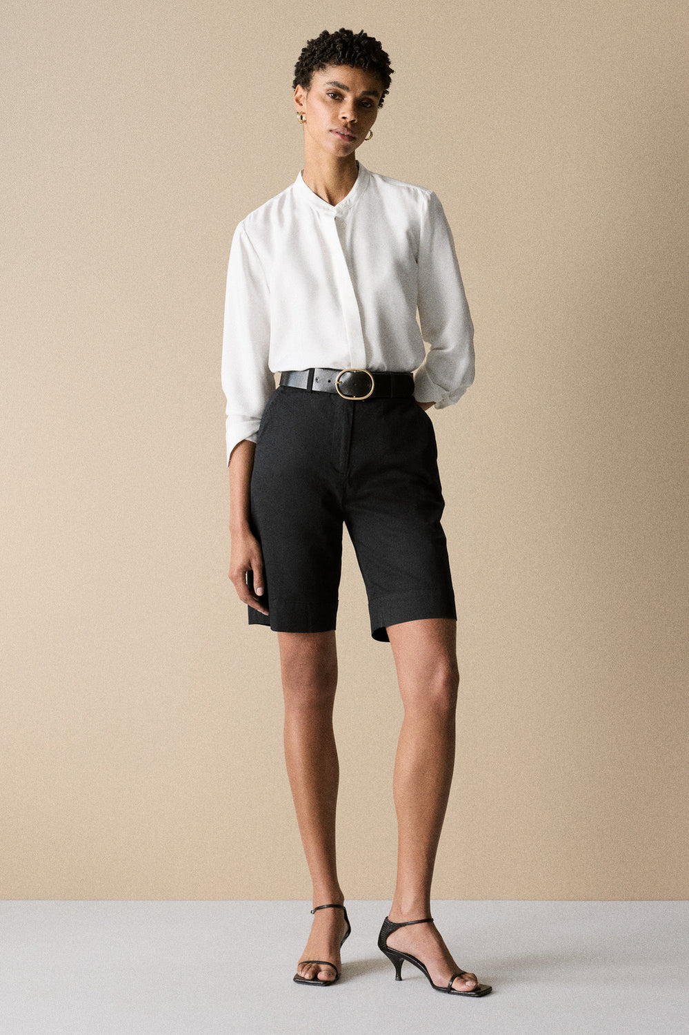Stretch Cotton Twill Walker Short