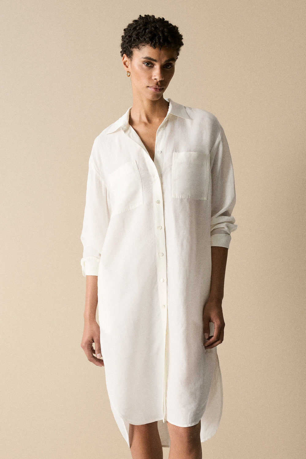 Relaxed Shirt Dress