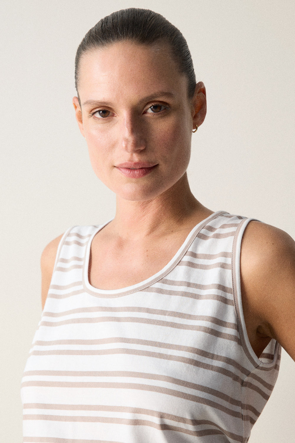 Pima Cotton Stripe Tank