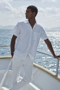 Cotton Seersucker Short Sleeve Shirt