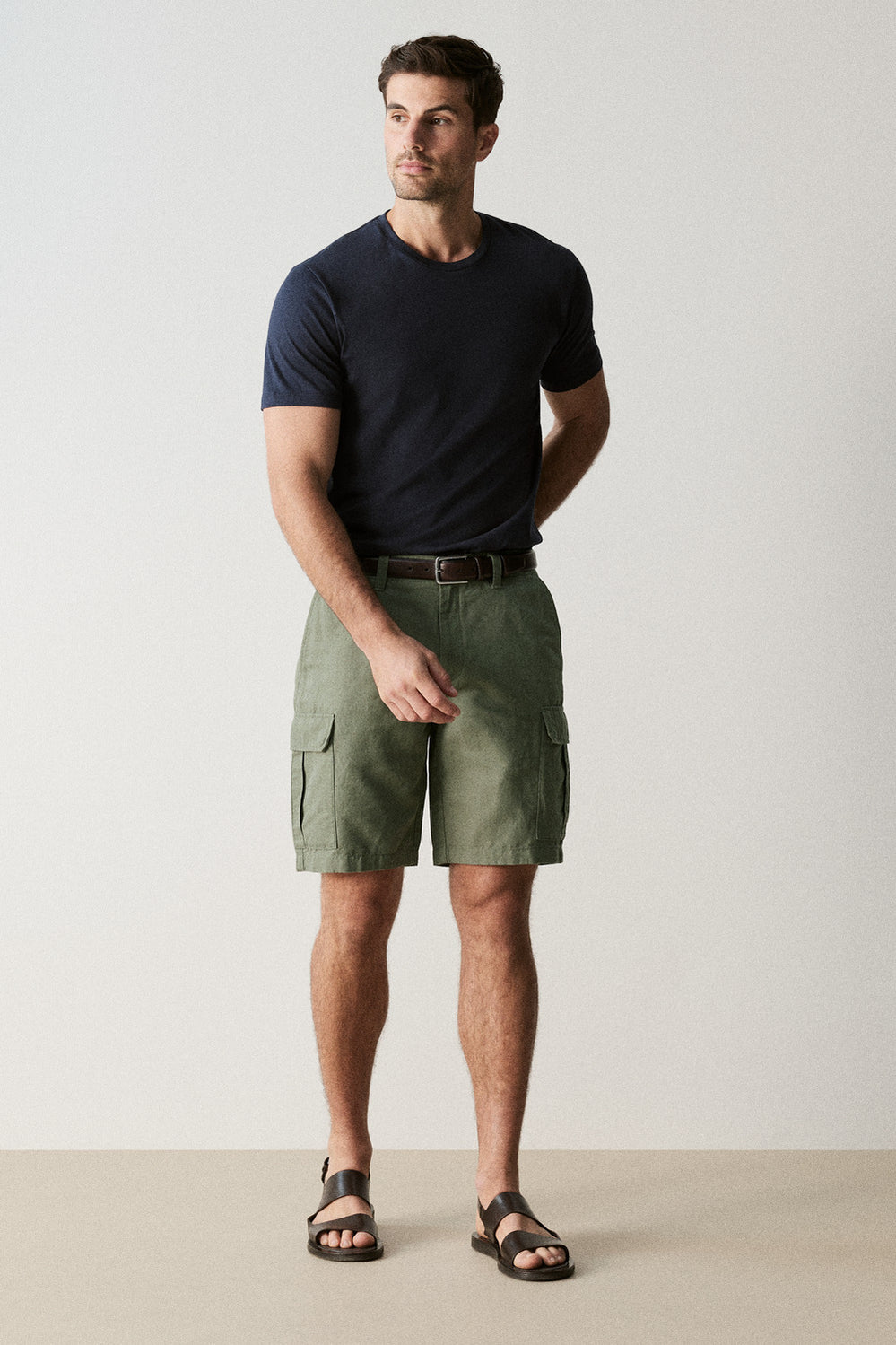 Linen Cotton Utility Short