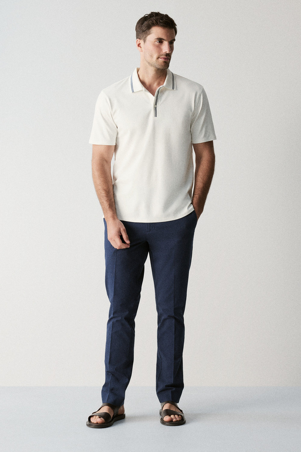 Tailored Fit Puppytooth Chino