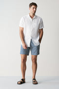 Etched Print Swim Short